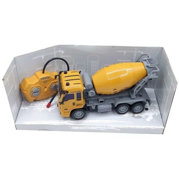Sarı Işıklı Şarjlı Uzaktan Kumandalı Oyuncak Harç Kamyonu 20 Cm CN321B