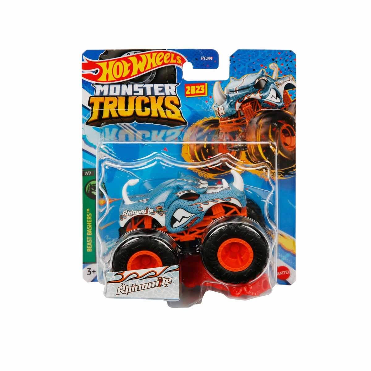 Hot Wheels Monster Trucks Araba FYJ44 - 1:64 Ölçekli Seri Rhinomite