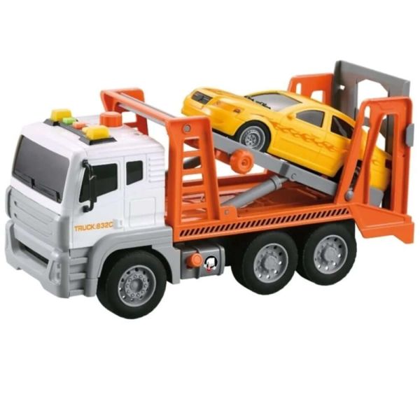 Sürtmeli Sesli Işıklı Hareketli Rampalı Oyuncak Oto Kurtarıcı WY832C
