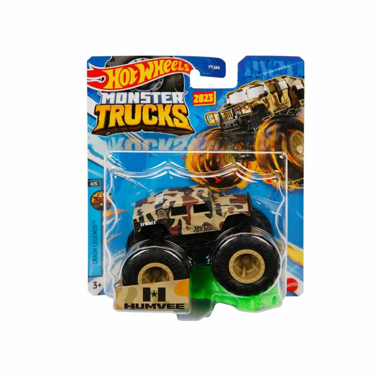 Hot Wheels Monster Trucks Araba FYJ44 - 1:64 Ölçekli Seri Humvee