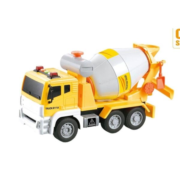 Sürtmeli Sesli Işıklı Hareketli Rampalı Oyuncak Beton Mikseri WY811A