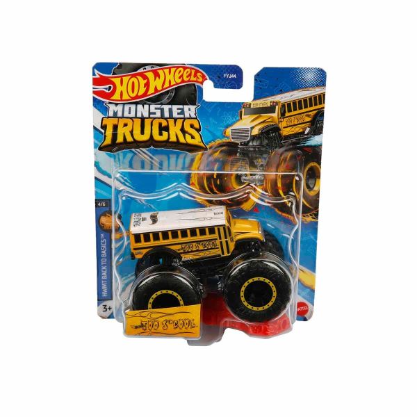 Hot Wheels Monster Trucks Araba FYJ44 - 1:64 Ölçekli Seri Too S'Cool