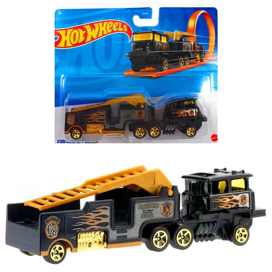 Hot Wheels Kamyonlar Serisi BFM60 Oyuncak Kamyonlar Firehouse Fueler Siyah