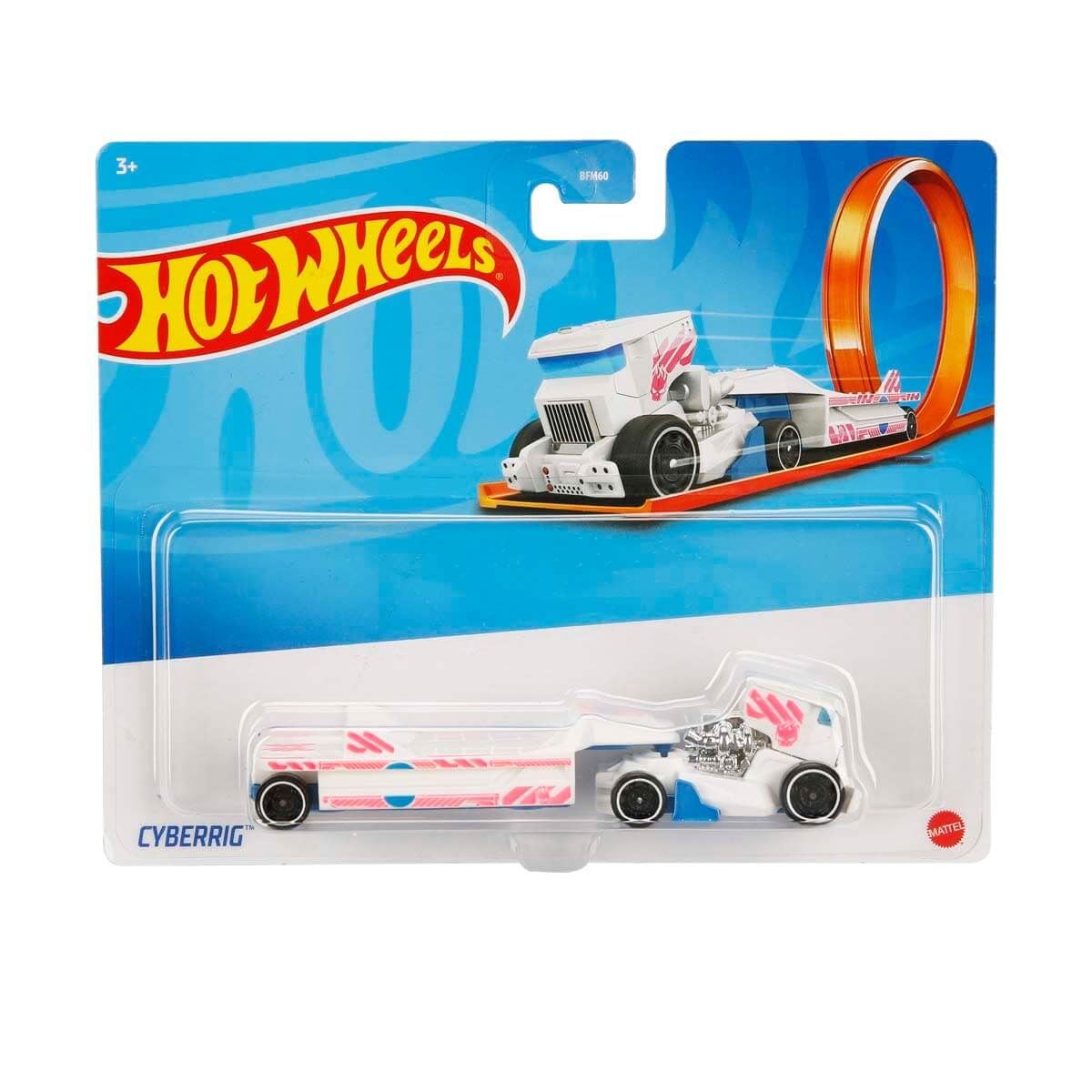 Hot Wheels Kamyonlar Serisi BFM60 Oyuncak Kamyonlar Cyberrig Beyaz