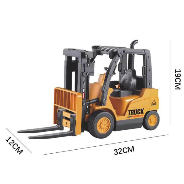 Uzaktan Kumandalı Oyuncak Forklift Sesli ve Işıklı İş Makinesi XM-6833L