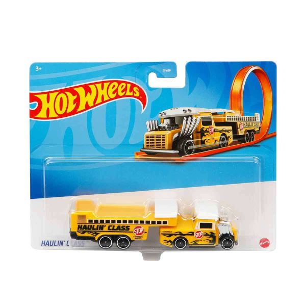 Hot Wheels Kamyonlar Serisi BFM60 Oyuncak Kamyonlar Haulin Class Sarı