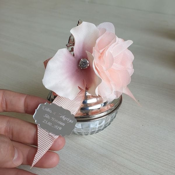 Nikah Şekeri Kristal Cam Lokumluk Nks-05