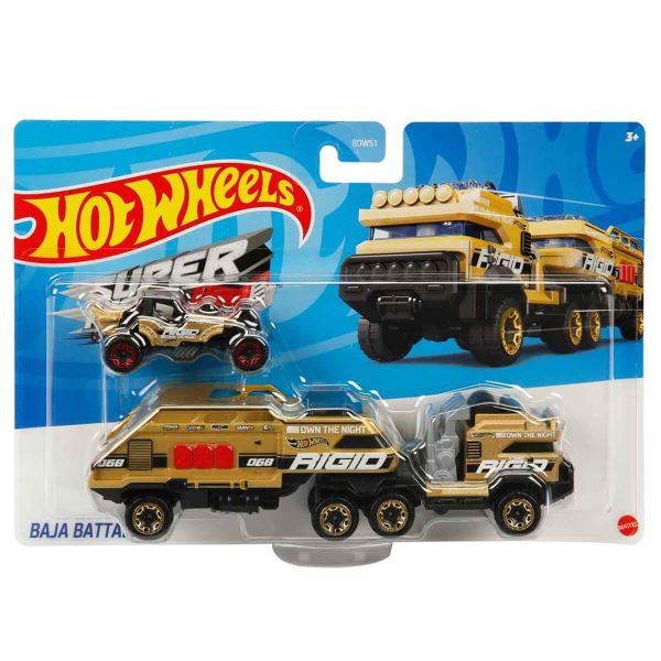 Hot Wheels Taşıyıcı Tırlar BDW51 Oyuncak Tırlar Baja Battalion