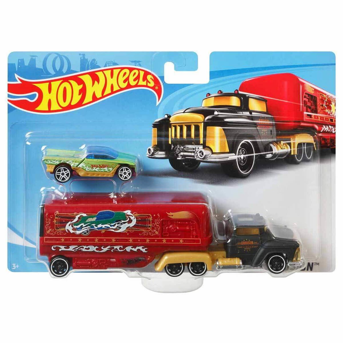 Hot Wheels Taşıyıcı Tırlar BDW51 Oyuncak Tırlar Cruisin Illusion Kırmızı