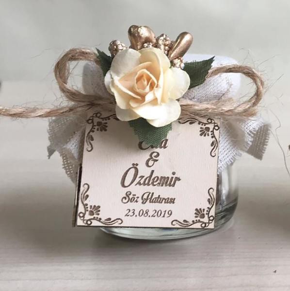 Nikah Şekeri Mini Kavanoz Nks-15