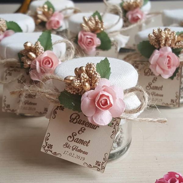 Nikah Şekeri Mini Kavanoz Nks-15