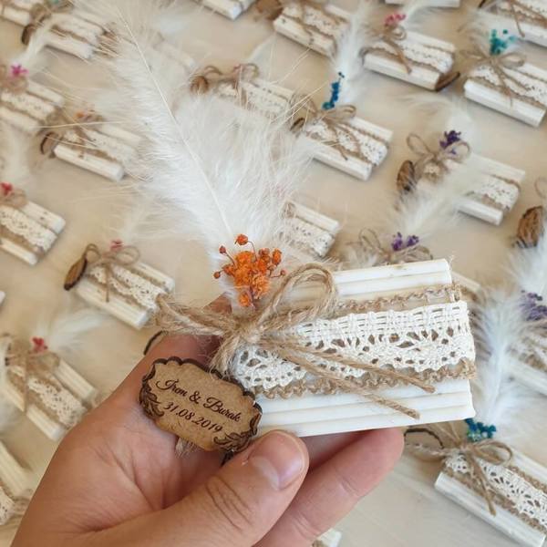 Nikah Şekeri Hediyeliği Kokulu Sabun Magnet Nks-16