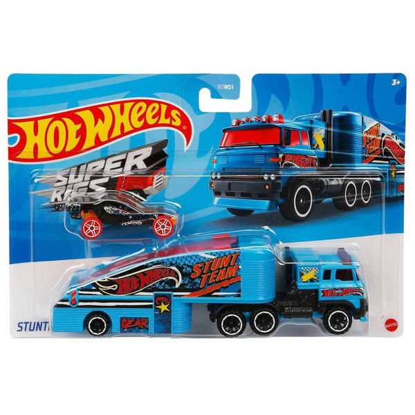 Hot Wheels Taşıyıcı Tırlar BDW51 Oyuncak Tırlar Stuntin Semi