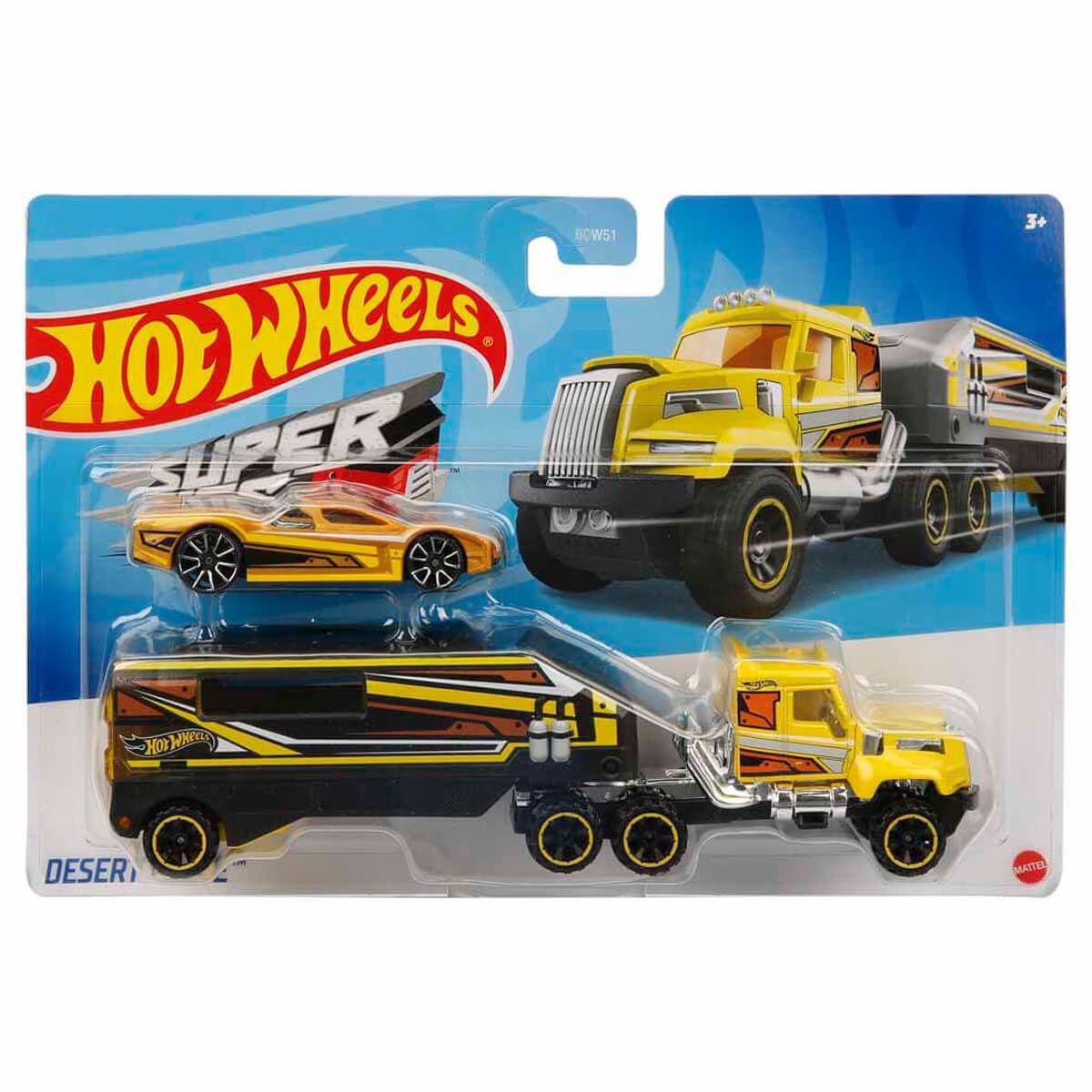 Hot Wheels Taşıyıcı Tırlar BDW51 Oyuncak Tırlar Desert Force