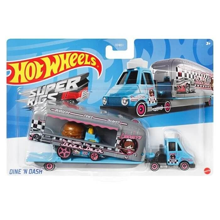 Hot Wheels Taşıyıcı Tırlar BDW51 Oyuncak Tırlar Dine'N Dash