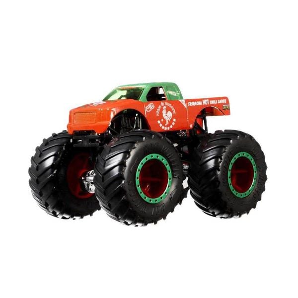 HOT WHEELS FYJ64 Monster Trucks 2'li 1:64 Ölçekli Model Oyuncak Arabalar