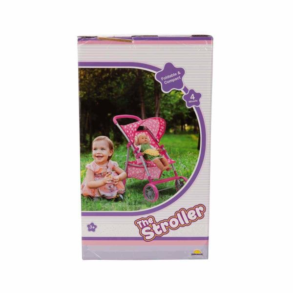 Puantiyeli 4 Tekerlekli Oyuncak Metal Puset SNM-9304B