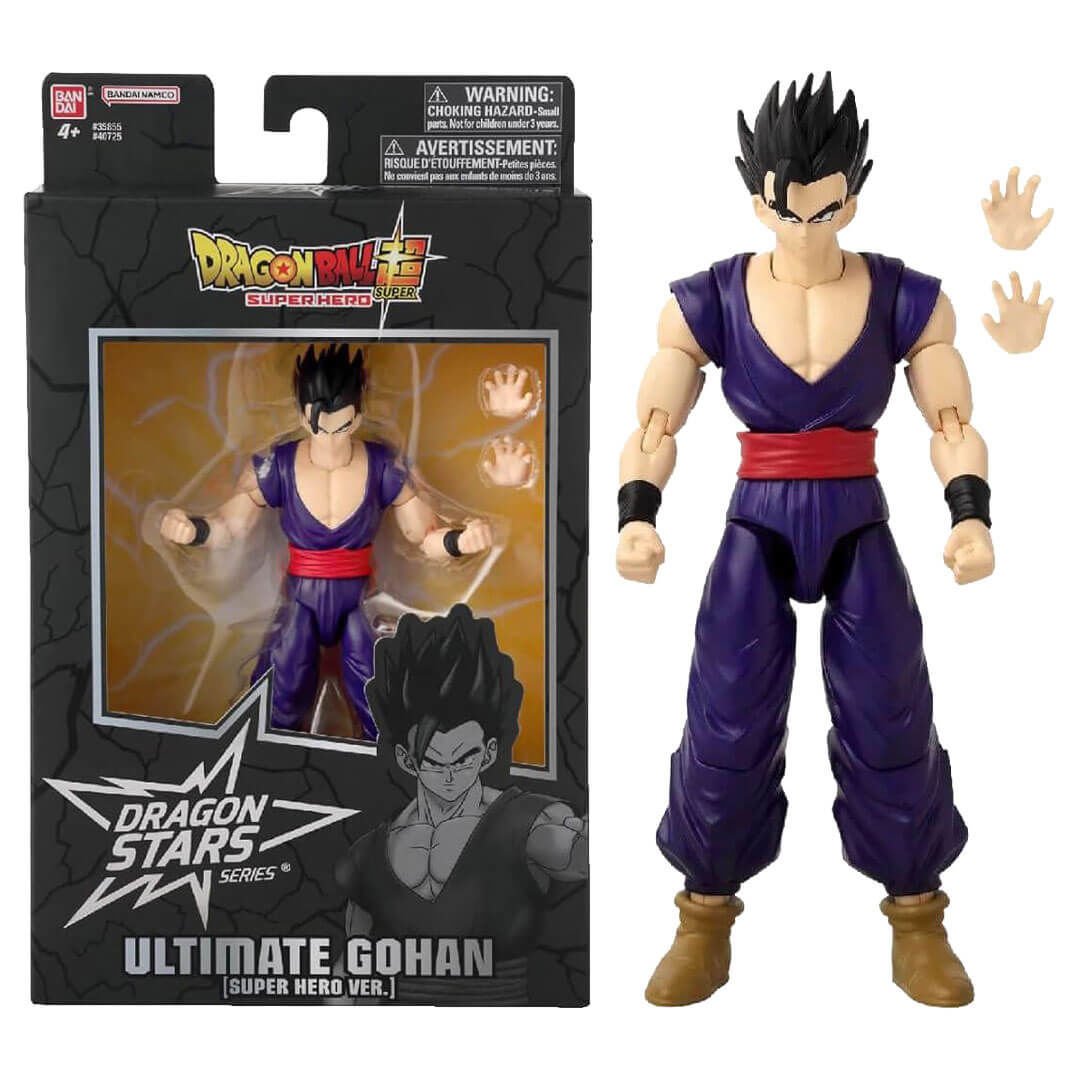 Bandai 16 cm Dragon Ball Ultimate Gohan Super Hero Oyuncak Figürü ADR-40725
