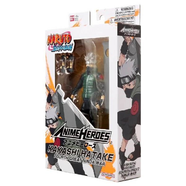 Bandai 16 cm Anime Heroes Naruto Hatake Kakashi Oyuncak Figürü ADR-36963