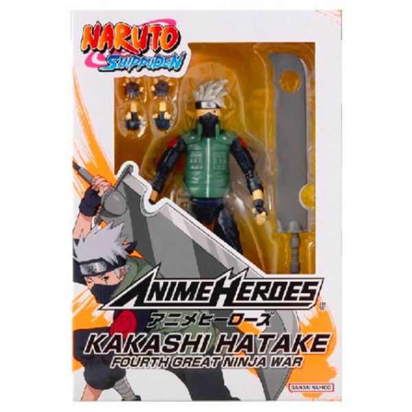 Bandai 16 cm Anime Heroes Naruto Hatake Kakashi Oyuncak Figürü ADR-36963