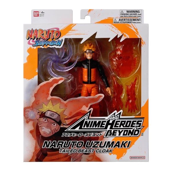 Bandai 16 cm Anime Heroes Naruto Uzumaki Oyuncak Figür Seti ADR-37711