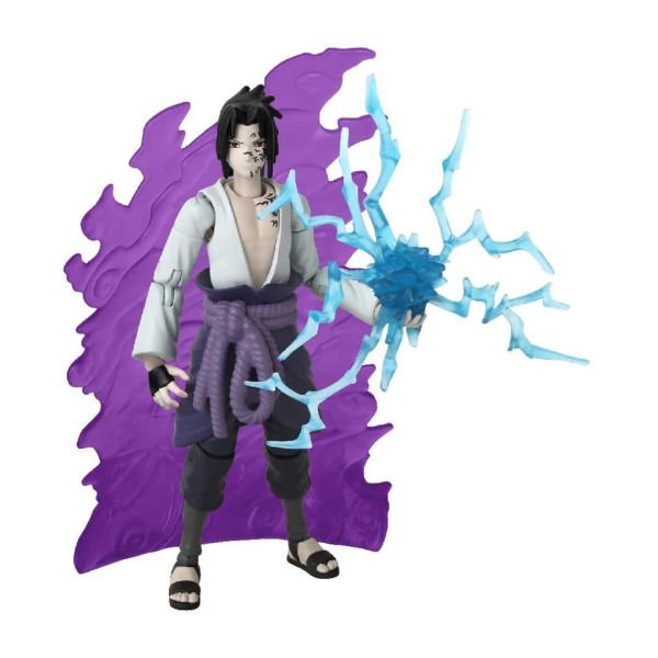 Bandai 16 cm Anime Heroes Naruto Sasuke Uchiha Oyuncak Figür Seti ADR-37712