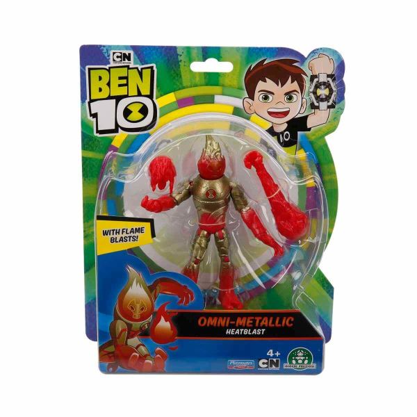 Ben10 Oyuncak Aksiyon Figürleri Metalik Tema Heatblast BEN66A10