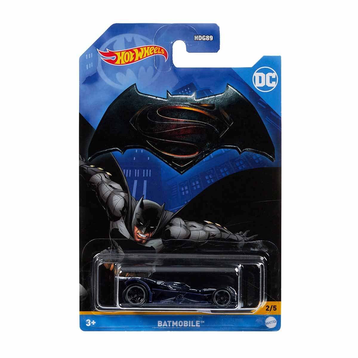 Hot Wheels Batman Araçlar HDG89 1:64 Ölçekli Oyuncak Metal Araba Batmobile Siyah