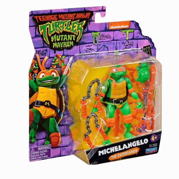 Ninja Turtles TMNT Oyuncak Aksiyon Figür Michelangelo TU805400