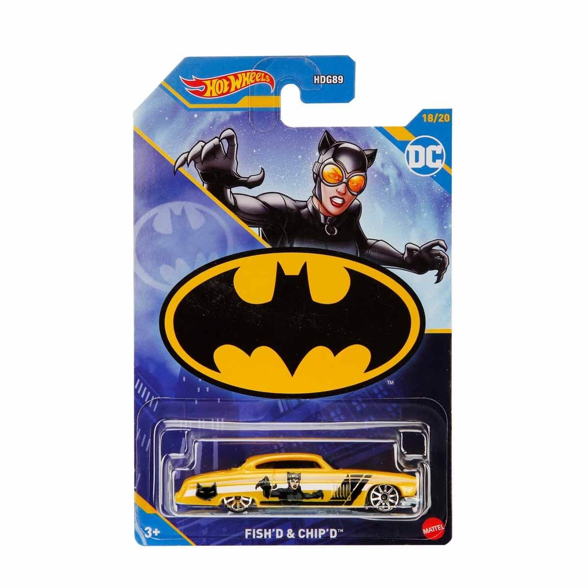 Hot Wheels Batman Araçlar HDG89 1:64 Ölçekli Oyuncak Metal Araba Fishd Chipd