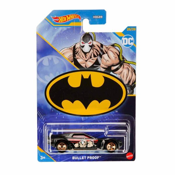 Hot Wheels Batman Araçlar HDG89 1:64 Ölçekli Oyuncak Metal Araba Bullet Proof
