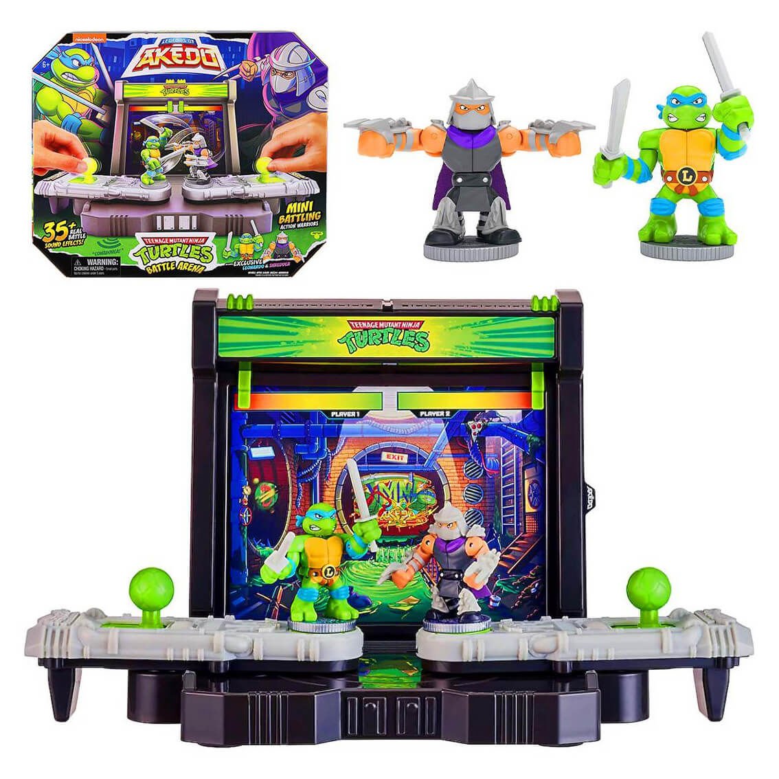 Ninja Turtles Akedo TMNT Oyuncak Arena Oyun Seti AKT01000