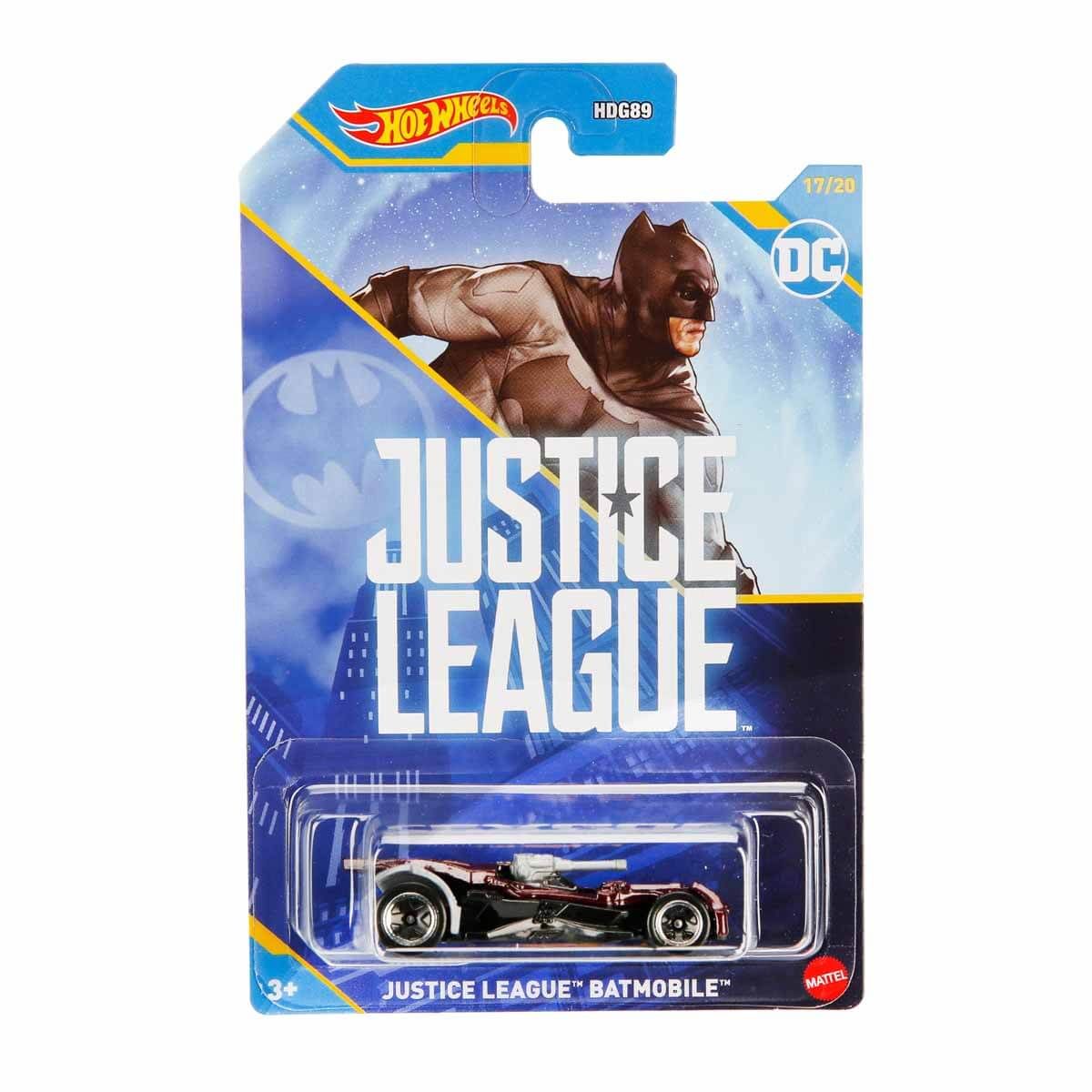 Hot Wheels Batman Araçlar HDG89 1:64 Ölçekli Oyuncak Metal Araba Justice League Batmobile