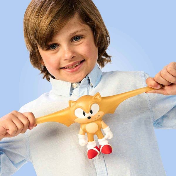 Goojitzu Gold Sonic The Hedgehog Stretch Uzayan Figür