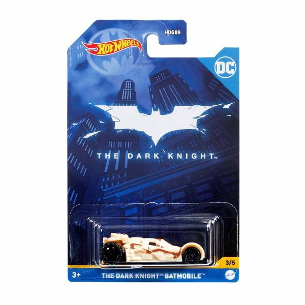 Hot Wheels Batman Araçlar HDG89 1:64 Ölçekli Oyuncak Metal Araba The Dark Knight Batmobile