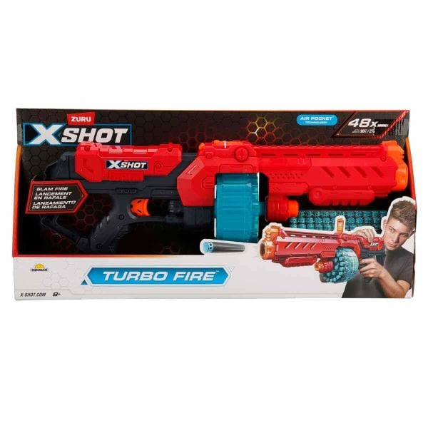 X-Shot Excel Turbo Fire 48 Mermili 56 cm Sünger Atan Silah Zr-36270