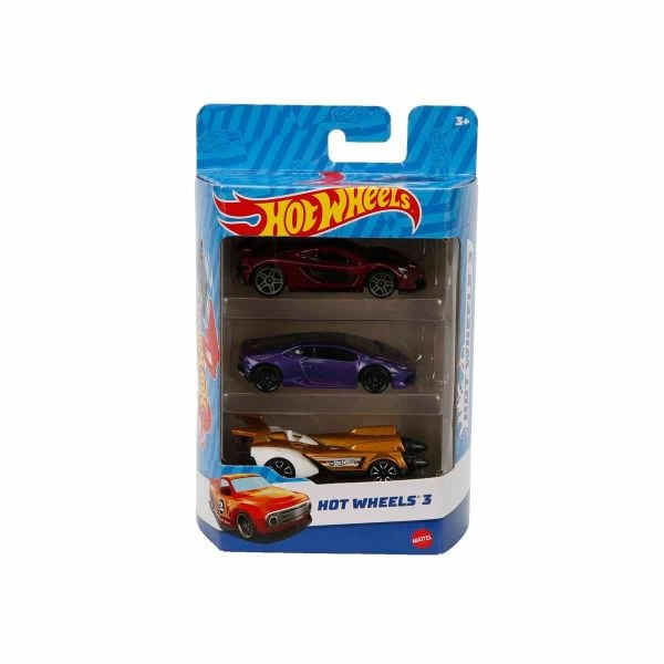 Hot Wheels 3'lü Araba Seti K5904 - (Karma Araba Gelecektir)