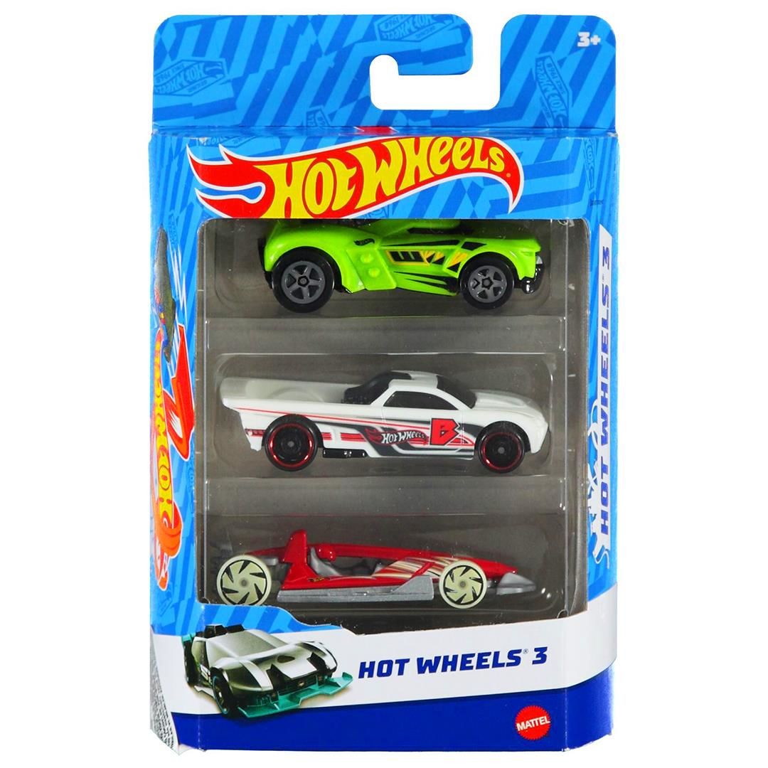 Hot Wheels 3'lü Araba Seti K5904 - (Karma Araba Gelecektir)