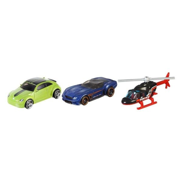 Hot Wheels 3'lü Araba Seti K5904 - (Karma Araba Gelecektir)