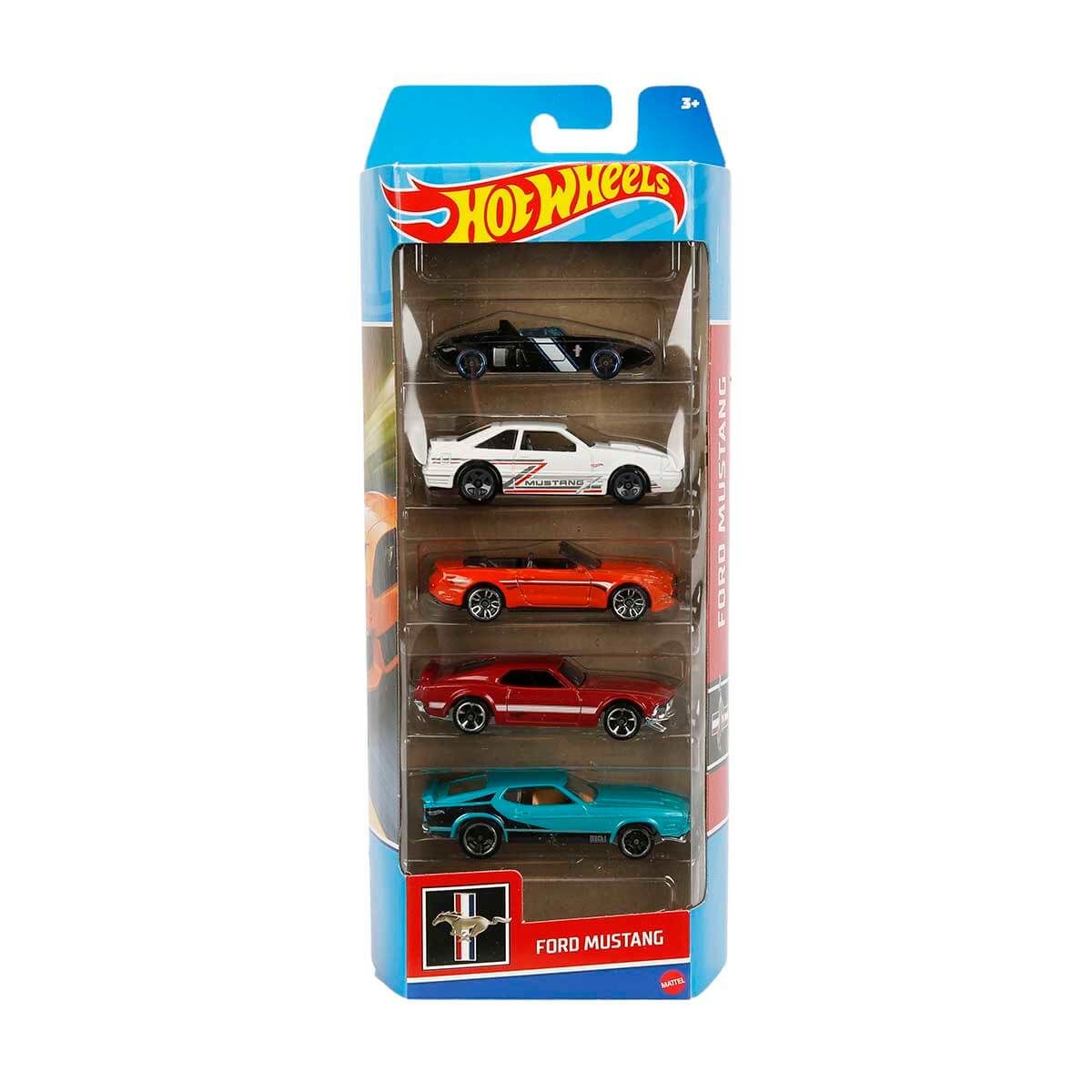 Hot Wheels 5'li Araba Seti HTW-01806 A - (Oyuncak Serisi Seçebilirsiniz) Ford Mustang HFV92