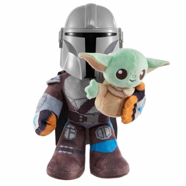 Star Wars Mandalorian ve Grogu Sesli Pelüş Oyuncak HNT52