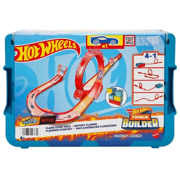 Hot Wheels Track Builder Alev Temalı Akrobasi Seti HMC04