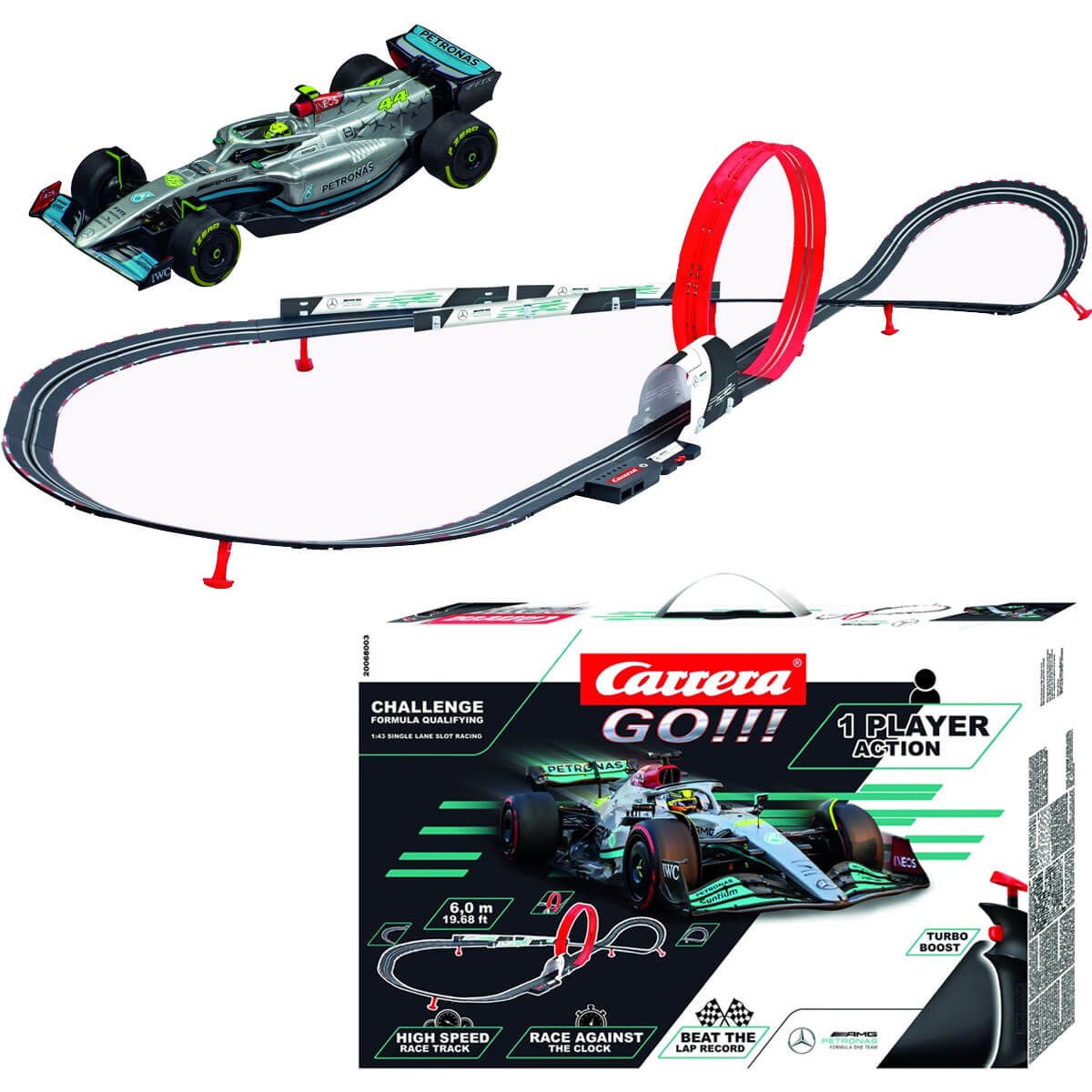 Carrera GO Challenge Formula Qualifying Tek Kişilik Yarış Pisti ADR-68003