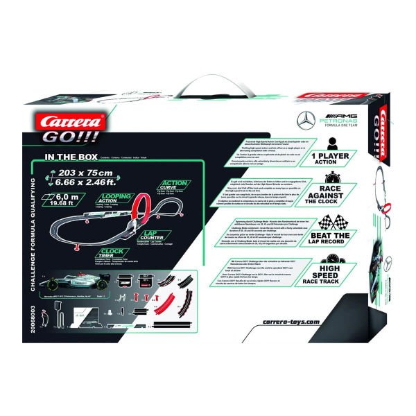 Carrera GO Challenge Formula Qualifying Tek Kişilik Yarış Pisti ADR-68003