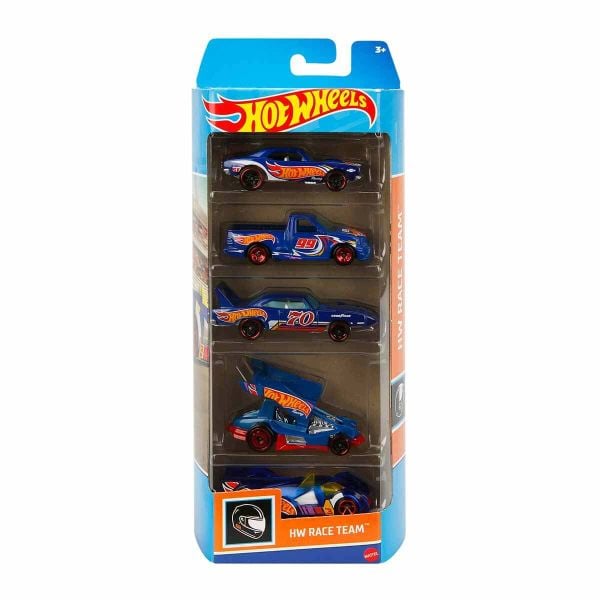 Hot Wheels 5'li Araba Seti HTW-01806 C - (Oyuncak Serisi Seçebilirsiniz) Hw Horsepower Hfv94