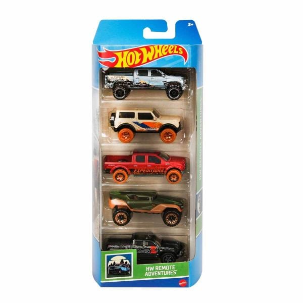 Hot Wheels 5'li Araba Seti HTW-01806 C - (Oyuncak Serisi Seçebilirsiniz) Hw Horsepower Hfv94