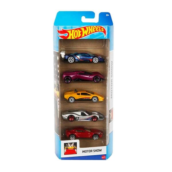 Hot Wheels 5'li Araba Seti HTW-01806 C - (Oyuncak Serisi Seçebilirsiniz) Hw Horsepower Hfv94