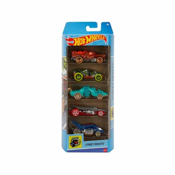 Hot Wheels 5'li Araba Seti HTW-01806 C - (Oyuncak Serisi Seçebilirsiniz) Hw Horsepower Hfv94