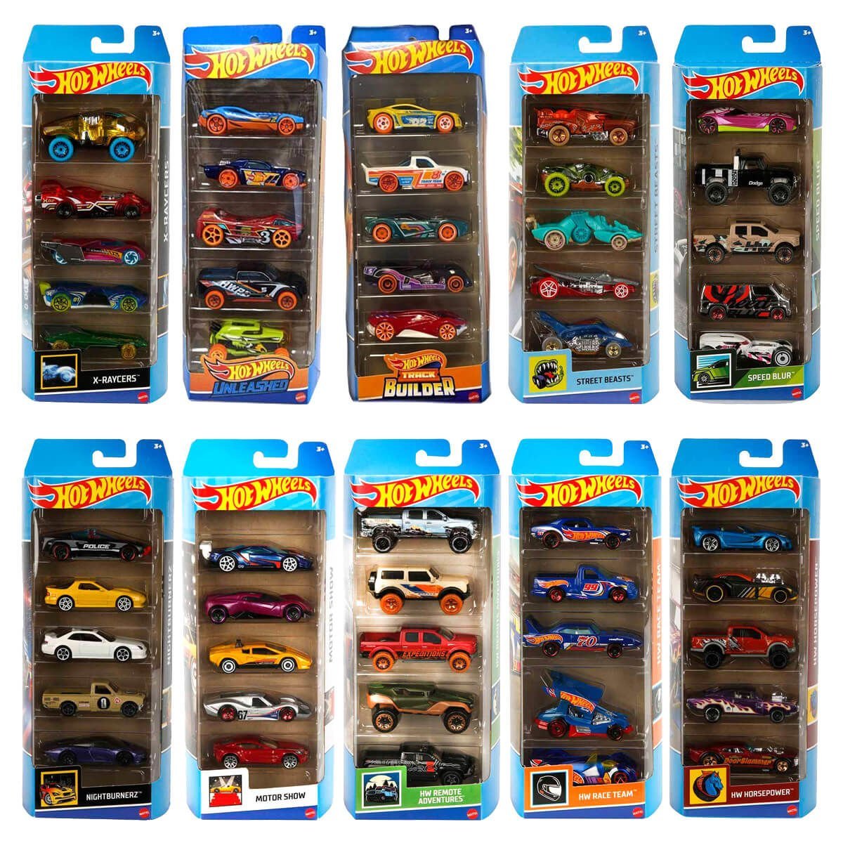 Hot Wheels 5'li Araba Seti HTW-01806 C - (Oyuncak Serisi Seçebilirsiniz)