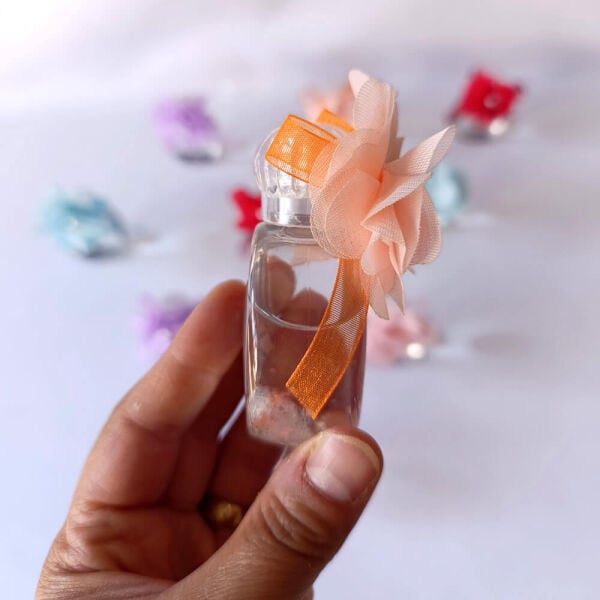 Nikah Şekeri Hediyeliği Kolonya Şişesi Nks-302 Plastik 50cc Kapaklı Elma Şişe